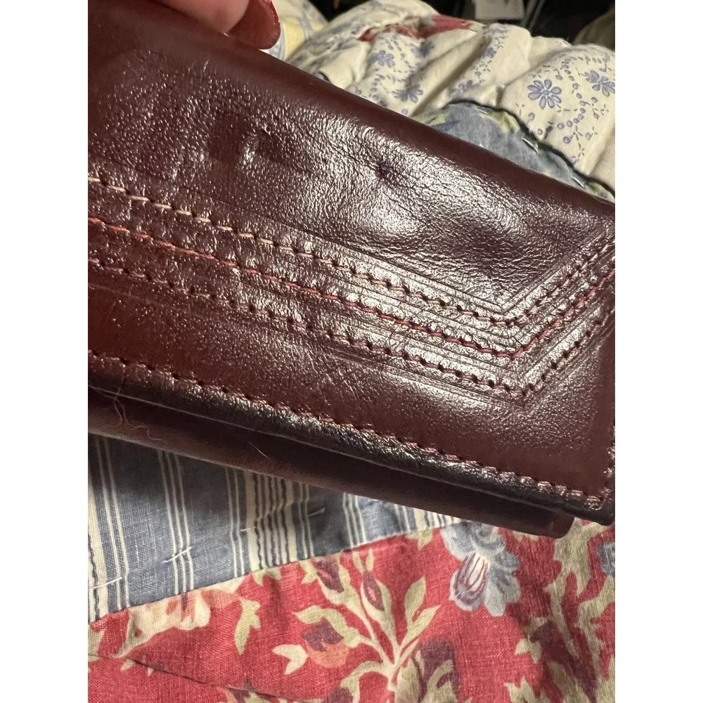 Vintage Rolfs Key‎ Kaddy Cowhide Leather Brown? Maroon? Ladysmith Ladies 6 Hooks
